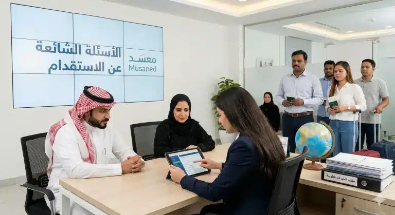 الاسئلة الشائعة عن الاستقدام